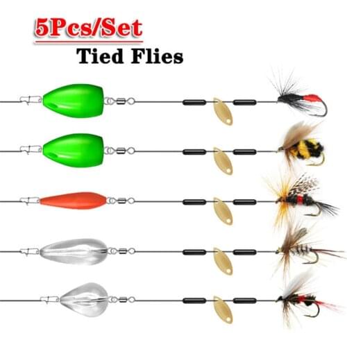 5Pcs Lot Fishing Lure Wobblers Lures Wobbler Spinners Spoon Bait for Pike Peche Tackle All Artificial Baits Metal Sequins Spinne
