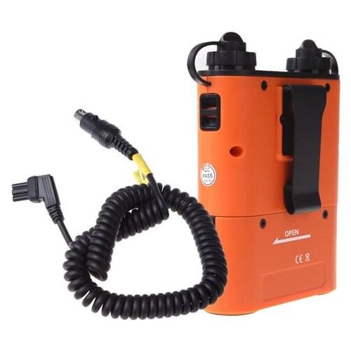 Godox PB960 Flash Power Battery Pack Orange 4500mAh +Power Cable Nx For Nikon Speedlite