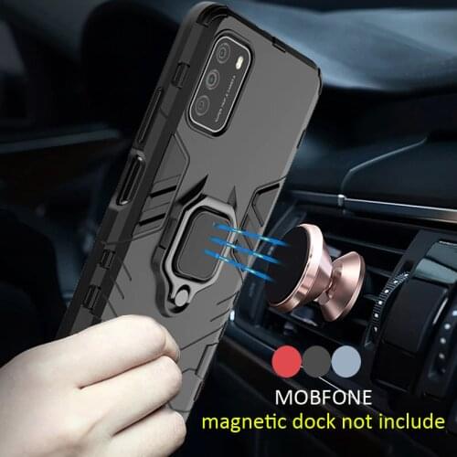 Case for poco F3 F 3 leather texture car magnetic holder Back cover for poco poco m3 X3 NFC F2 pro protective ring cases x 3 f3