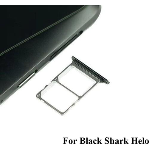 For Xiaomi Black Shark Helo SIM Card Tray Holder Carrier Nano Card Tray Slot Holder BlackShark Helo Replacement AWM-A0