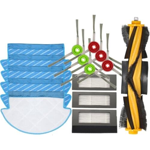 Main roller side brush hepa filter mop cloth for ecovacs deebot ozmo 902 robot vacuum cleaner parts brushes filter replacement