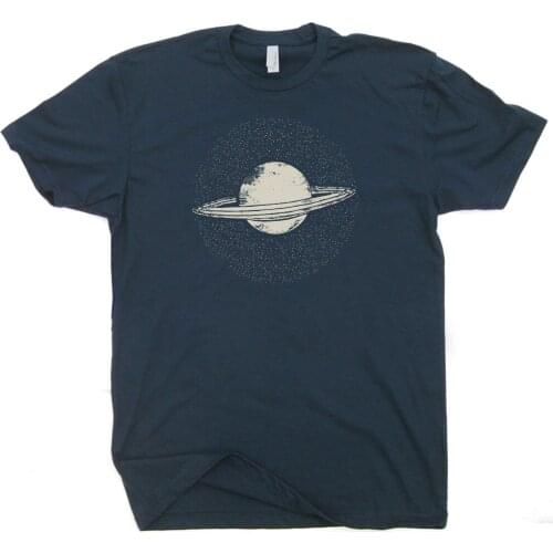 Tops Cool T Shirt Planet Saturn T Shirt Pluto Mars Science Solar System Space Shuttle Universe Tee O-Neck Tshirt Homme