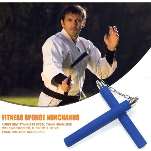 Fitness Nunchaku Kung Fu Practice Stick Chinese Martial Arts Sponge Equipment for Working-out Comfortable Decoration