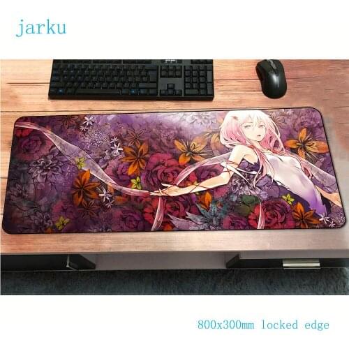 Guilty Crown mousepad gamer gel locrkand 800x300x2mm gaming mouse pad anime notebook accessories esports laptop padmouse mat
