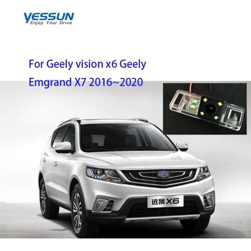 Yessun fisheye rear view camera for geely vision x6 Geely Emgrand X7 2016~2020 CCD night view rear camera/license plate camera