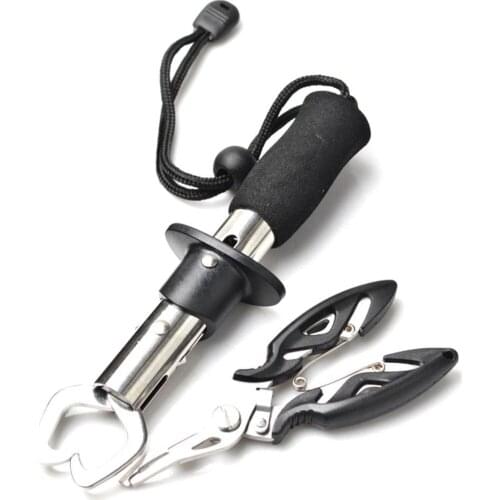 Stainless Steel Outdoor Portable Fishing Fish Catching Pliers Gripper Tool Set