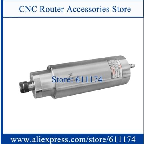 Low speed 1800-18000rpm water cooled spindle motor 4.5Kw ER20 AC380V metal milling spindle motor