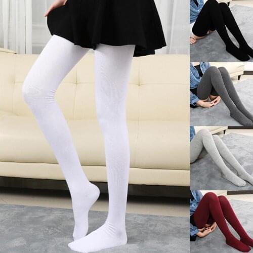 2020 New Winter Warm Cotton Stockings Women Fashion 80cm Socks Women Knee For Girl Over Casual High Socks Color Long D7L8