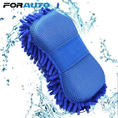 FORAUTO Car Cleaning Gloves Wash Sponge Cloth Car Window Washing Gloves Auto Care Clean Tool Car-styling Accessories