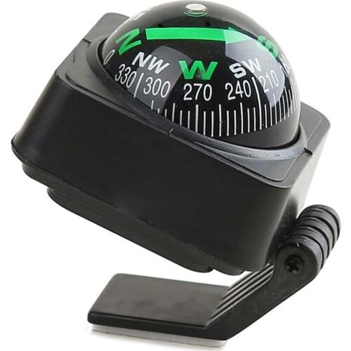 Adjustable Car Compass Navigation Car Dashboard Compass Cycling Hiking Direction Pointing Guide Ball for Outdoor Car Boat Truck
