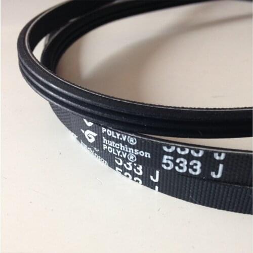 2PCS/lot hutchinson poly.v 533J motor belt motor drive belt pulley belt 3 ribs 4 ribs 5 ribs