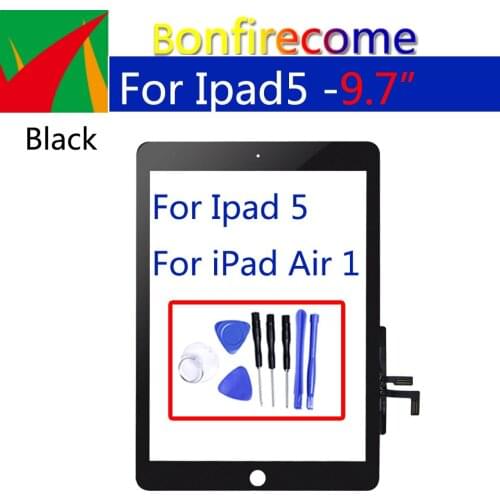 Touch Screen For iPad Air 1 iPad 5 iPad5 A1474 A1475 A1476 Touch Panel LCD Outer Display Digitizer Sensor Glass Replacement