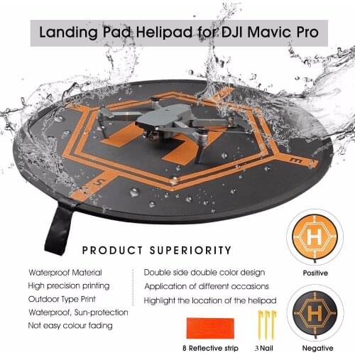 Mavic Air 2 Mini 2 Drone Helipad Parking Apron Foldable Landing Pad for Mavic 2/1 Pro Phantom 3 4 Inspire 1 2 Drone Landing Mat