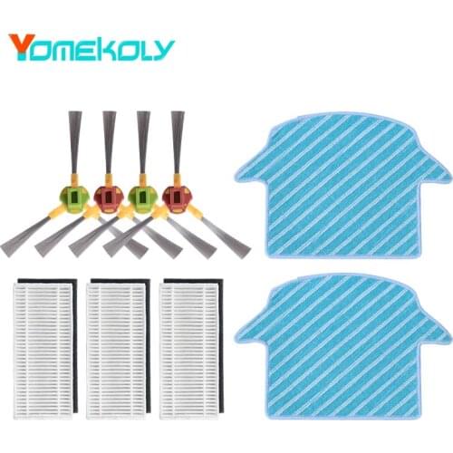 For Ecovacs Deebot CEN630 Robot Vacuum Cleaner Side Brush HEPA Filter Microfiber Mop cloth Replacement Accessories Parts