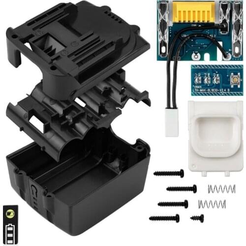 BL1430 Battery Plastic Case PCB Charging Protection Board Shell For MAKITA 14.4V BL1460 3.0Ah 6.0Ah LED Li-ion Battery Indicator