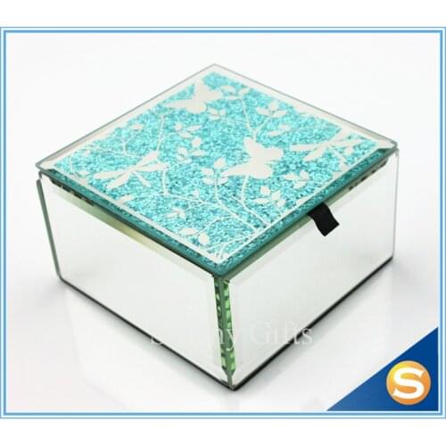 Butterfly Jewelry Box Mirrored Jewelry Box Collective Gift Box for Jewelries Wedding Gifts