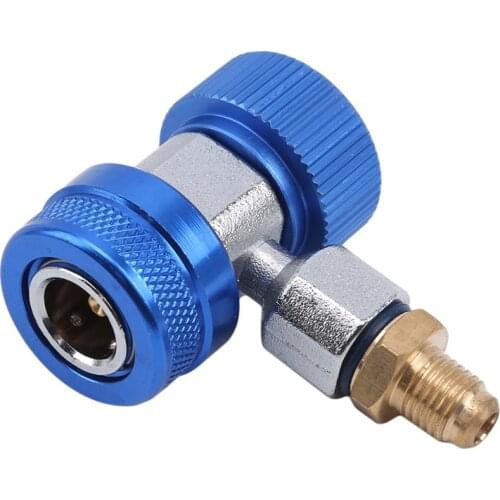 1 Pair High Low Adapter Connector R134A AC Air Conditioning Adjustable Quick Coupler Car Accessories