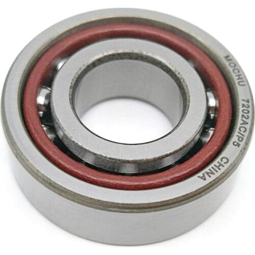1pcs MOCHU 7202 7202AC 7202AC/P5 15X35X11 Angular Contact Bearings Spindle Bearings CNC ABEC-5 25 Contact Angle