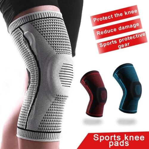 1pc Sports Knee Pads Fitness Protect Joints Knee Pads Joint Compression Knee Pad Sports Elastic Support Breathable Sweat-wicking