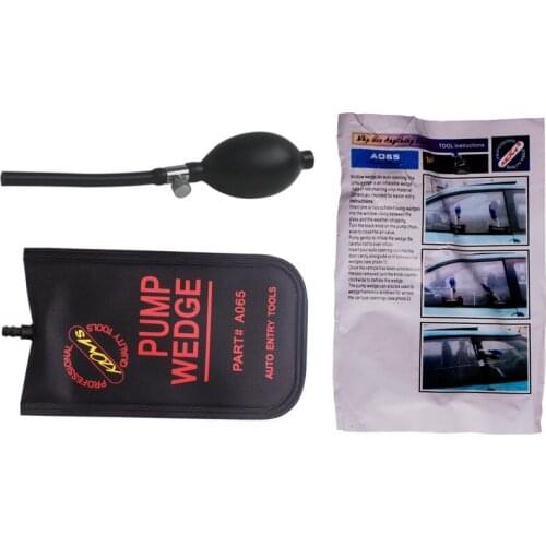 100% Original KLOM Small Black Air Pump Wedge Car Door Opener Auto Entry Lockout Supplies