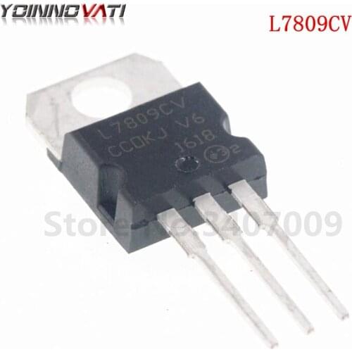 100PCS/lot L7809CV L7809 TO-220 7809 LM7809 MC7809 regulator 9.0V 1.0A Positive