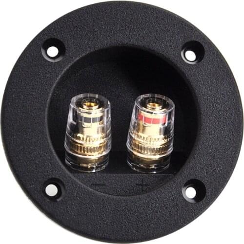 2pcs/lot Two Copper Terminal Block Speaker Junction Box Connector DIY Accessory