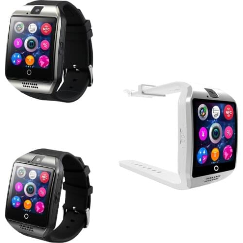 2016 newest bluetooth smartwatch Q18 nfc smart watch with camera support Android ios