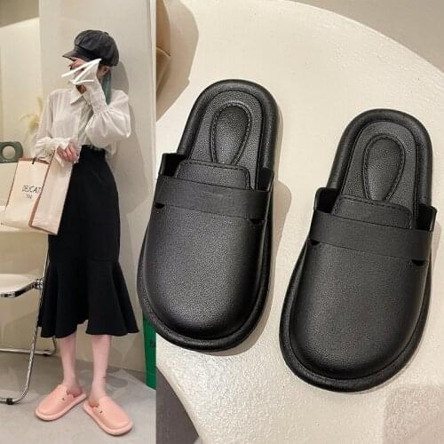 2021 Slippers Ladies Plus Size Real Cowhide Home Mens Indoor Slippers Womens Slippers Womens Slippers Luxury Soft Flat Shoes