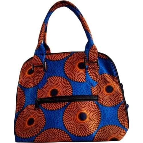 2020 African New Fashion Bucket Bags For Women Handmade Canvas Handbag New Fashion Reusable Shopping Bags Women Small Bag WYB40