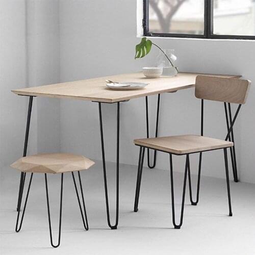 4pcs U shaped Furniture Legs With Wrought Iron Reinforced Iron Wire Table Legs Iron Wire Sofa Legs Chair Furniture Heightening