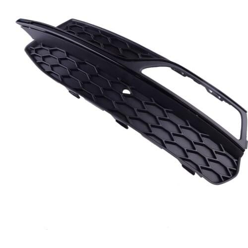 8V3807681 8V3807681G Front Left Bumper Lower Fog Light Lamp Grill Grille Cover Fit for Audi A3 S3 S-Line 2013 2014 2015 2016 ABS