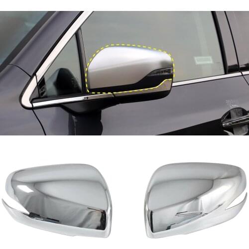 ABS Chrome Door Side Rear View Mirror Cover Trim Sticker Accessory Car Styling For Subaru Outback 2021 2022