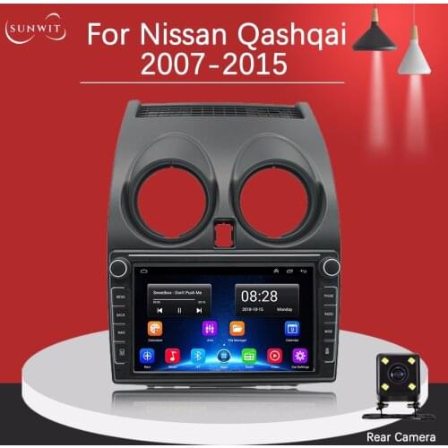 2Din Android Autoradio for Nissan Qashqai 2007-2015 Car Radio Bluetooth Car Stereo Multimedia Video Player GPS Navigator Carplay