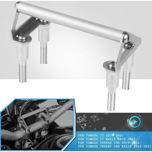 For Yamaha T7 TENERE700 T 7 Tenere 700 Rally 2019 2020 2021 Motorcycle Extension Holder Bar Navigation Bracket GPS Phone Levers