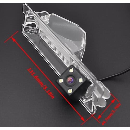 CCD Night 4 LEDS Special Car Rearview Rear View Reverse backup Parking Camera For Nissan March Renault Logan Renault Sandero