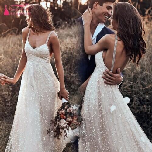 Classic Handmade wedding Dresses 2019 breathtaking Dot Tulle V-neck bodice Bridal Gowns Unique Timeless Vestido De Noiva ZW108