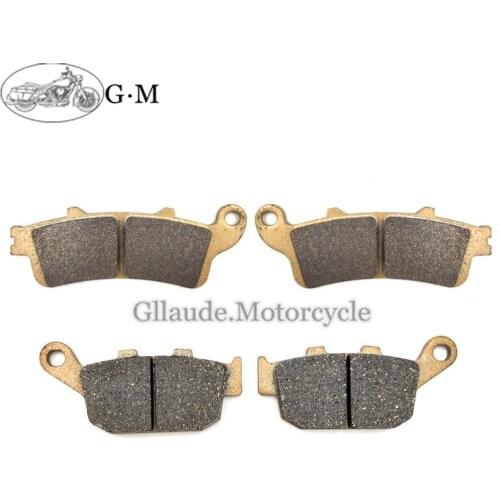 Motorcycle Front / Rear Brake Pads sets For Honda FES 125 FES 150 Pantheon 2003-2006 FES 250 Foresight 2000-2005