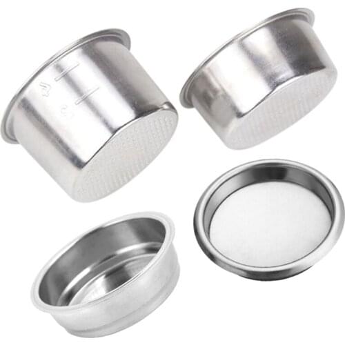 LBER 4PCS 51mm Coffee Filter Replacement Filter Basket for Coffee Bottomless Portafilter for Delonghi Espresso Machine Parts