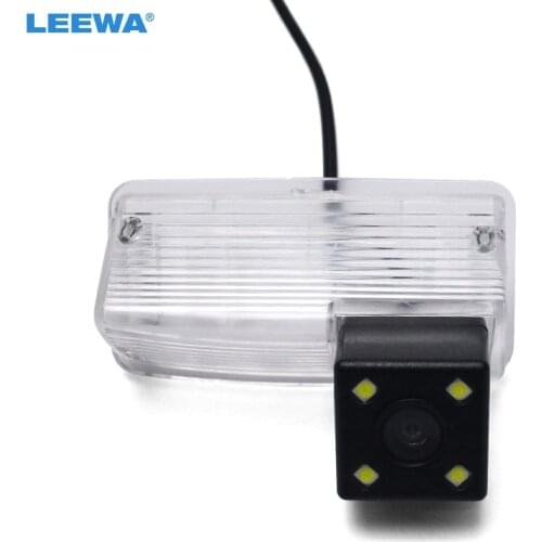 LEEWA HD Car Rear View Camera with LED light For Toyota Corolla E120/E130/Reiz(10~12)/Vios(03~08) Reversing Parking Camera #4103