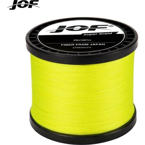 JOF 4 Strands Fishing Line Multifilament 300M 500M 1000M Carp Fishing Japanese Braided Wire Cord Fishing Accessories Sea
