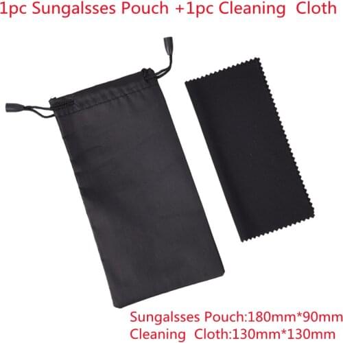 1 Set Black Microfiber Sunglasses eyewear Pouch Spectacle Glass Cloth Bag Pouch custom glasses pouch