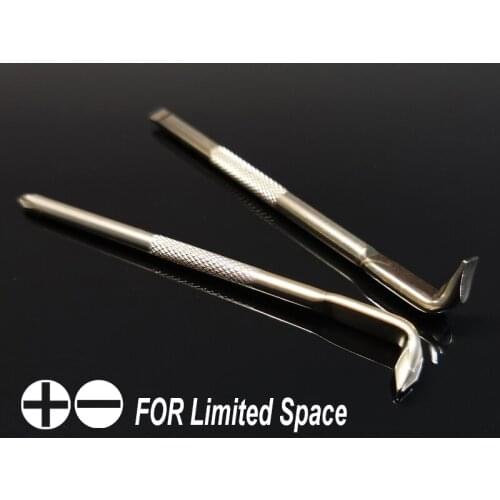 2Pcs Set Magnetic “L” Shaped Slotted/Phillips Screwdriver Drill Bits Hand Tool Sets For Limited Space