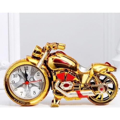 Personality Creative Four Motorcycles Simple Fashion Alarm Clock Students Bedside Home Alarm Clock