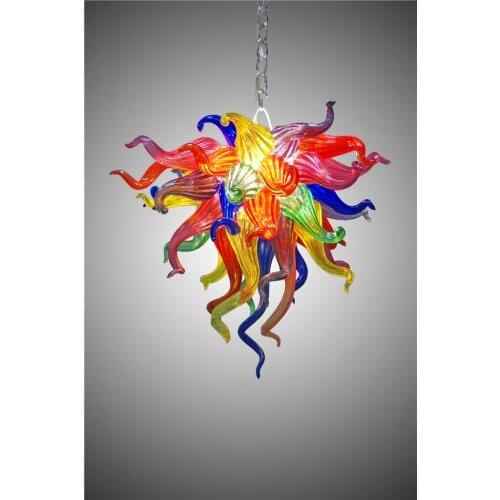 Excellent Chihuly Art Retro Chandeliers 100% Blown Glass Colorful 110/220v AC Led Borosilicate Glass Art Lamp
