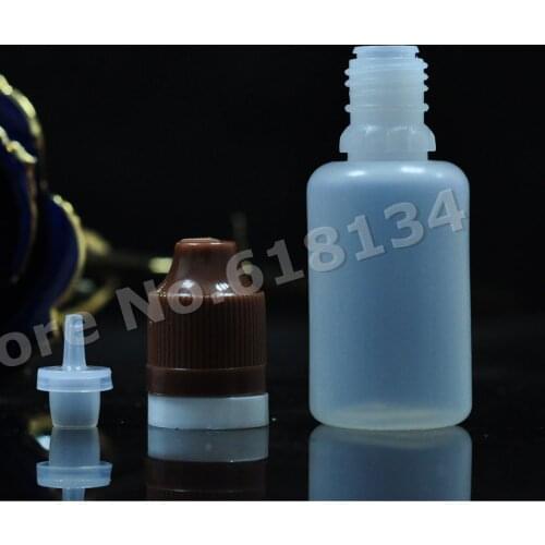 2000pcs Wide mouth plastic dropper bottle, 20ml empty liquid dropper bottle for liquid oils, liquid medicine wholesale