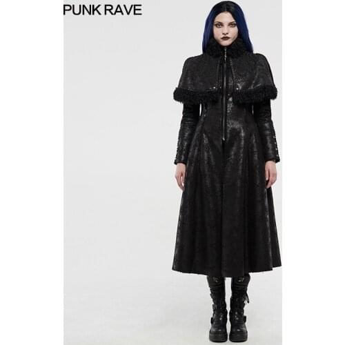 Женские приталенные пальто PUNK RAVE China At AliExpress