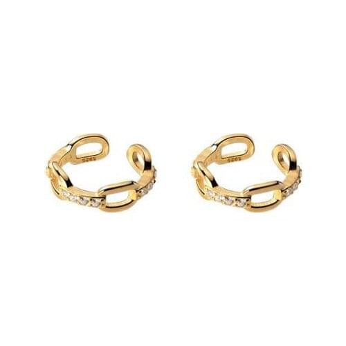 Silver Clip Earrings 925 Sterling Earrings for Women