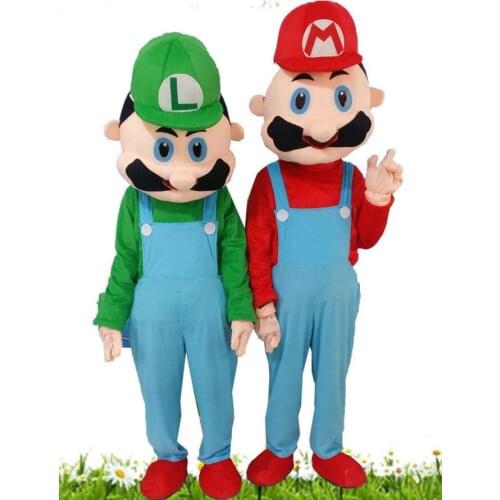 High quality EVA Material Helmet Rapid customization Mario Mascot Costumes Unisex cartoon Apparel