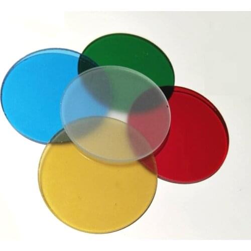 Glass Microscope Filters 32/35mm Color To Increase Image Contrast and Clarity Translucent Filter