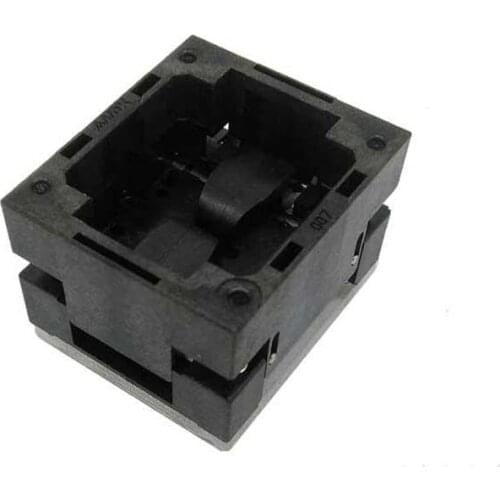 DFN8 QFN8 WSON8 Open Top burn in socket Pogo Pin IC Test Socket Pitch 0.5mm Chip Size 2x3 Flash Adapter Programming Socket